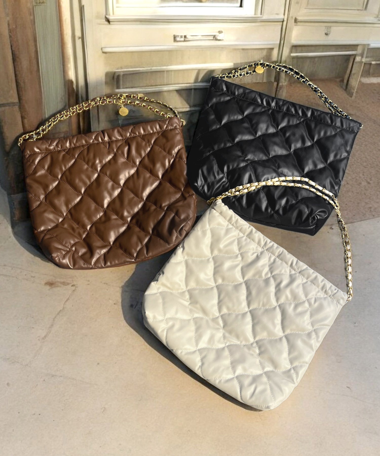 ジュリアブティック JULIA BOUTIQUE キルティングチェーントートバッグ