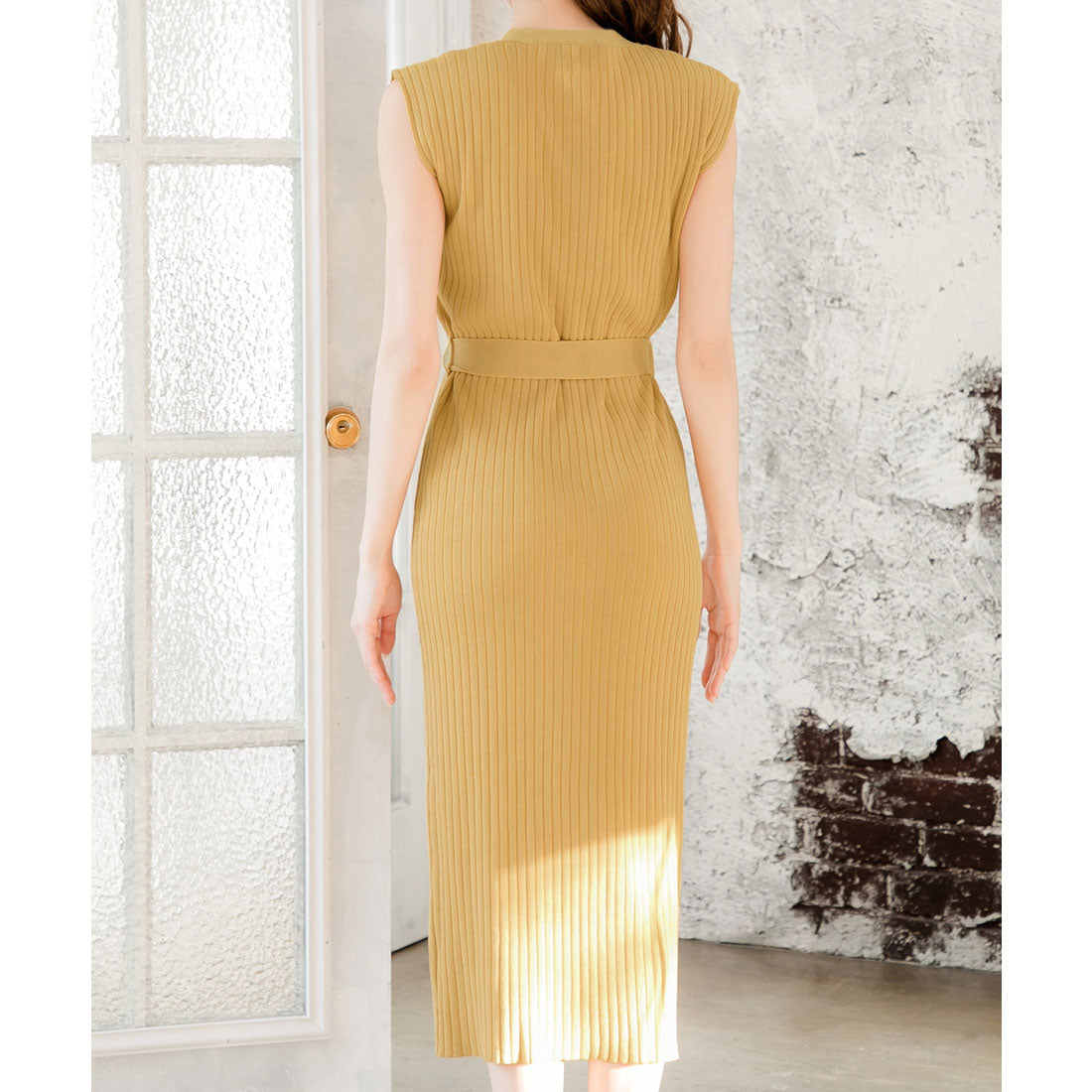 JULIA BOUTIQUE Front button French sleeve knit dress/510695