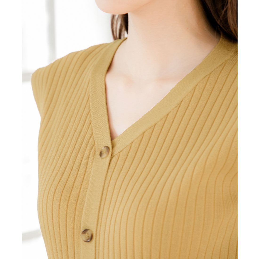 JULIA BOUTIQUE Front button French sleeve knit dress/510695