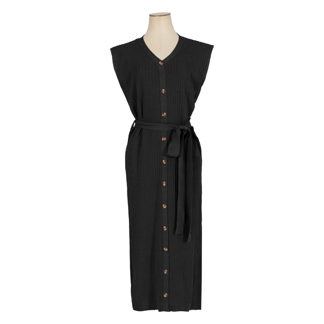 JULIA BOUTIQUE Front button French sleeve knit dress/510695