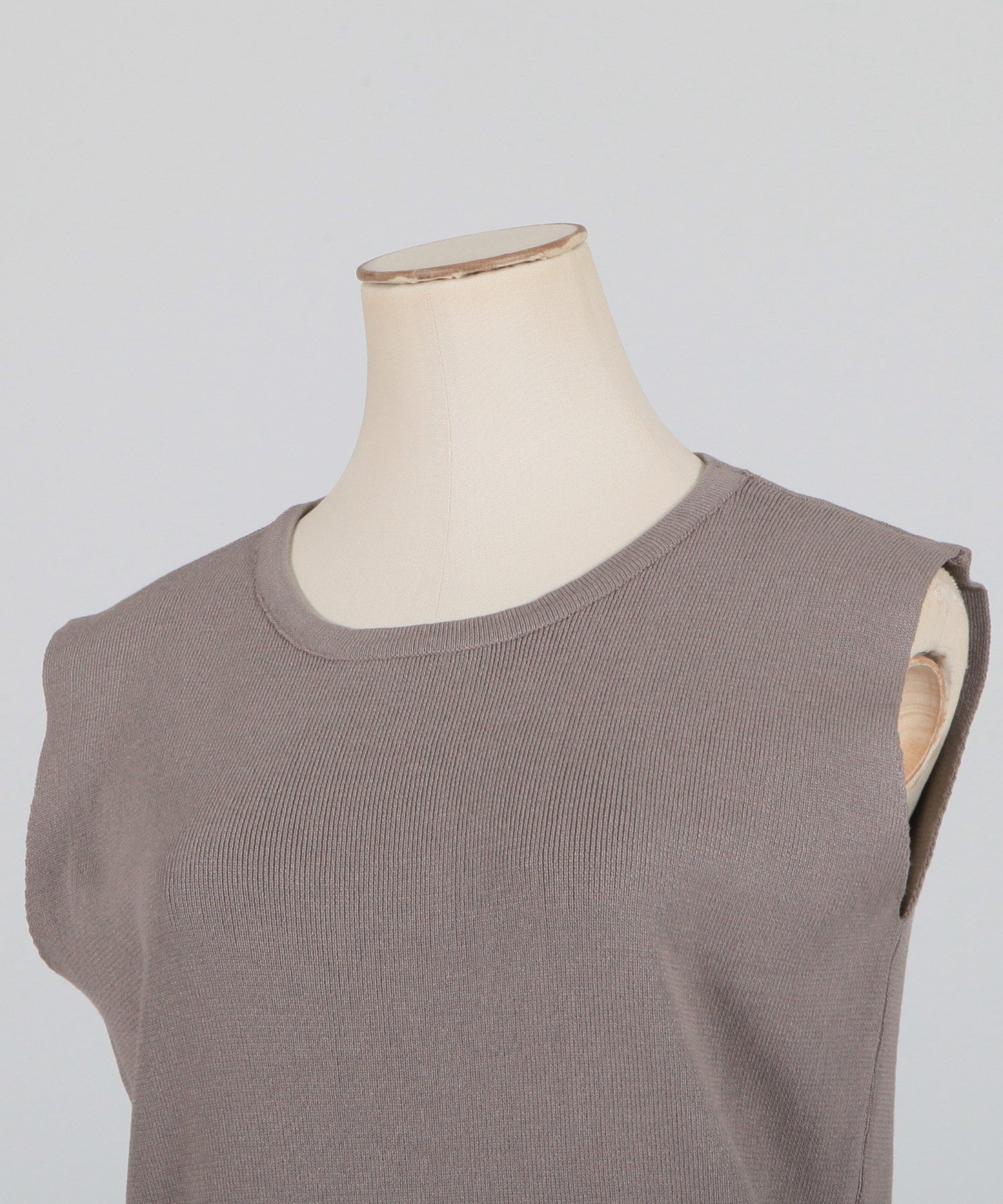 JULIA BOUTIQUE Mid-length straight sleeveless knit dress/23060