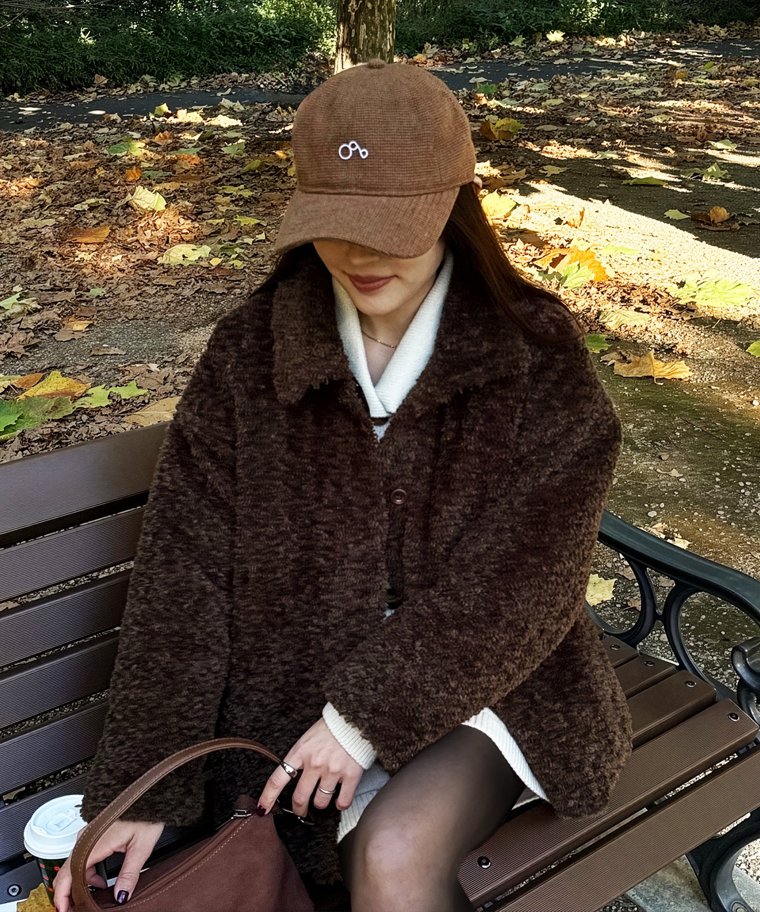 ジュノア JUNOAH 2wayカラープードルファーコート (ブラウン) ブラウン