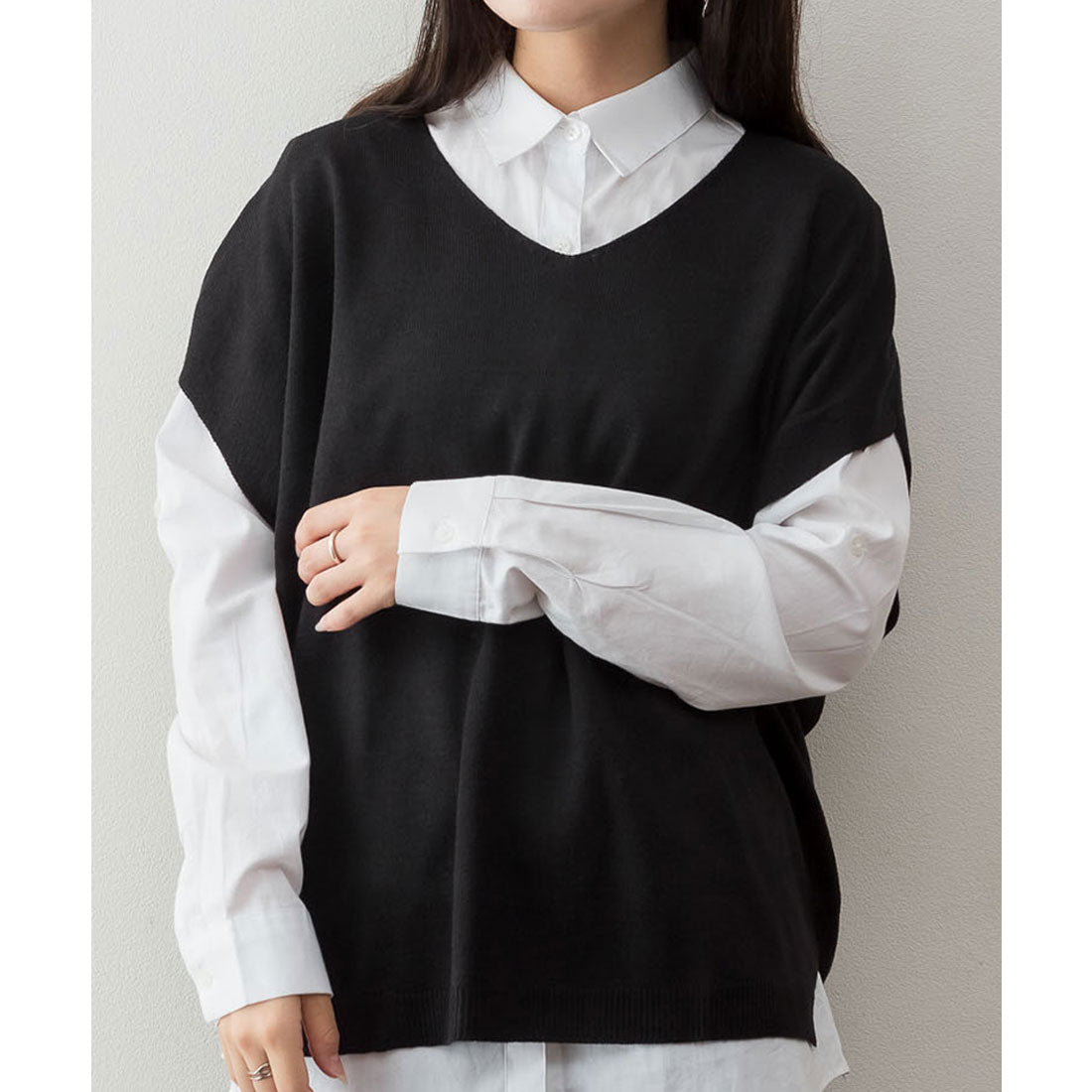 ジャングルジャロピー JUNGLE JALOPY バルーンVネックベスト (BLACK) BLACK