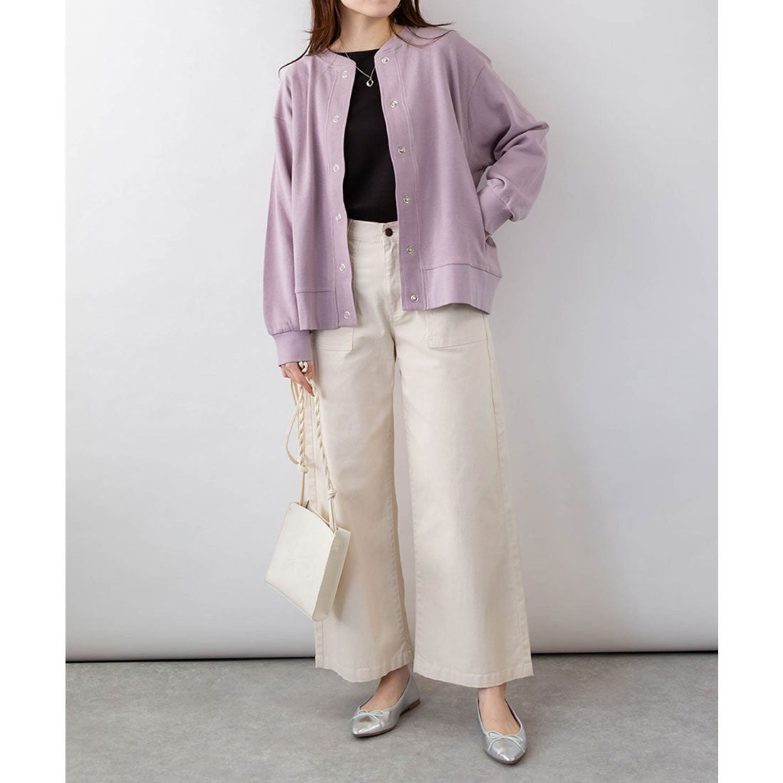 ジャングルジャロピー JUNGLE JALOPY コットンワッフルカーディガン 大きいサイズ レディース M L LL 3L 4L 5L 黒 紫 チャコールグレー グレー ネイビー パープル