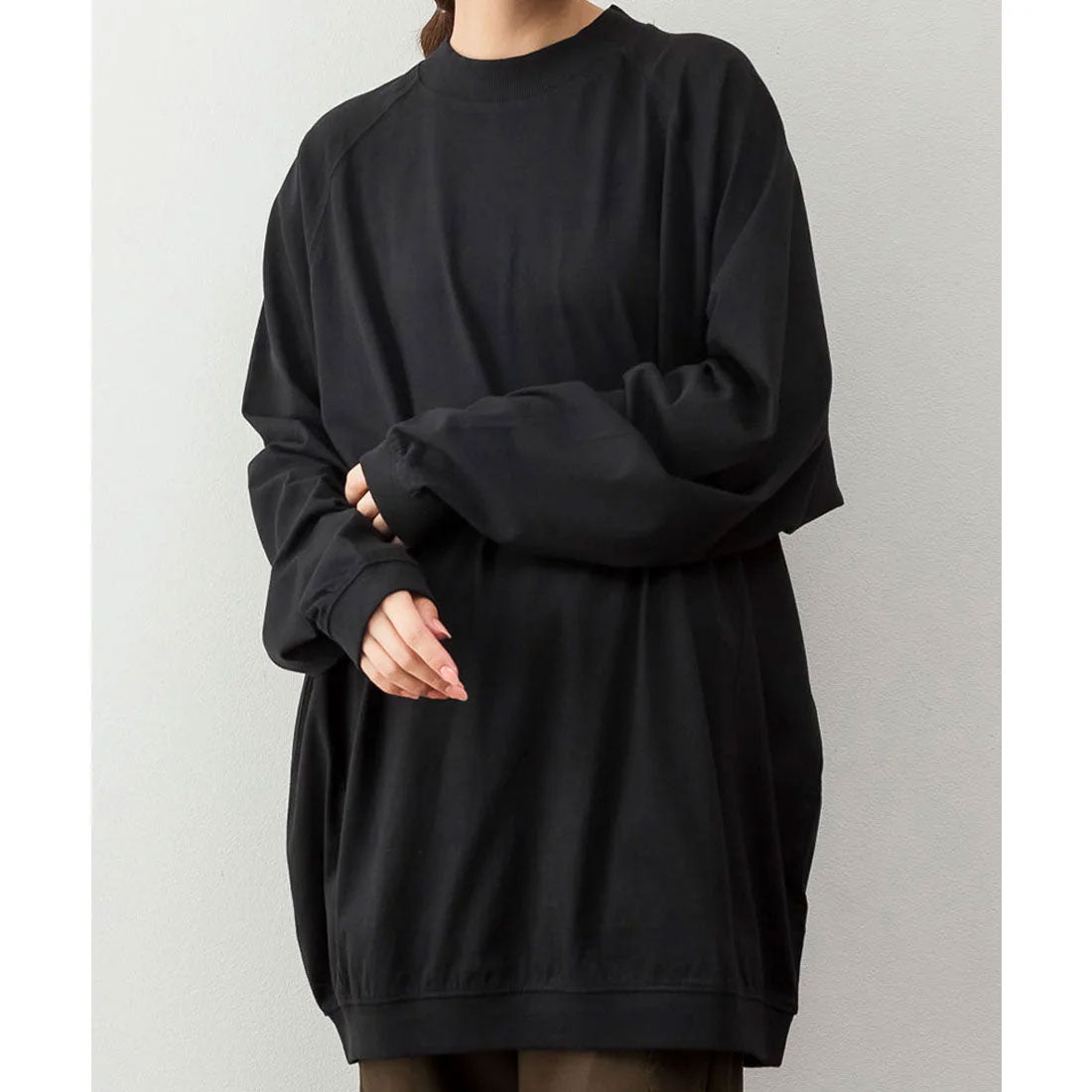 ジャングルジャロピー JUNGLE JALOPY オーバーサイズ長袖ラグラントレーナー