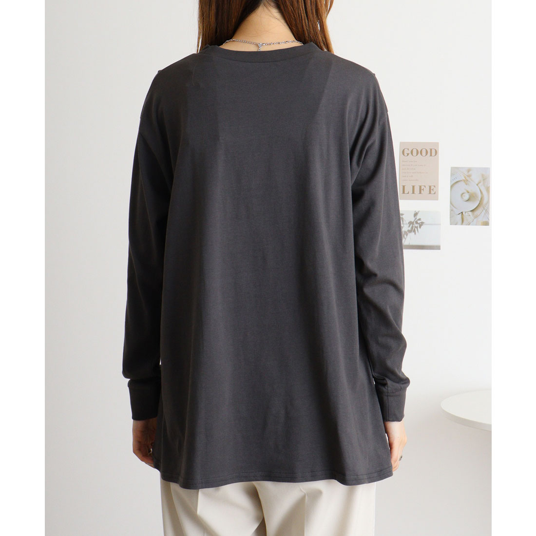 ジャングルジャロピー JUNGLE JALOPY ウエストドロストカットソー トップス Tシャツ 長袖 ロンT カットソー 秋 冬 レディース 大きいサイズ