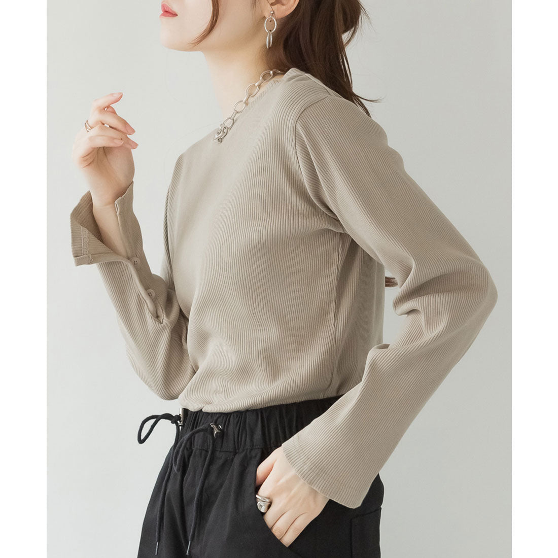 ジャングルジャロピー JUNGLE JALOPY 袖スリットプルオーバー レディース 大きいサイズ