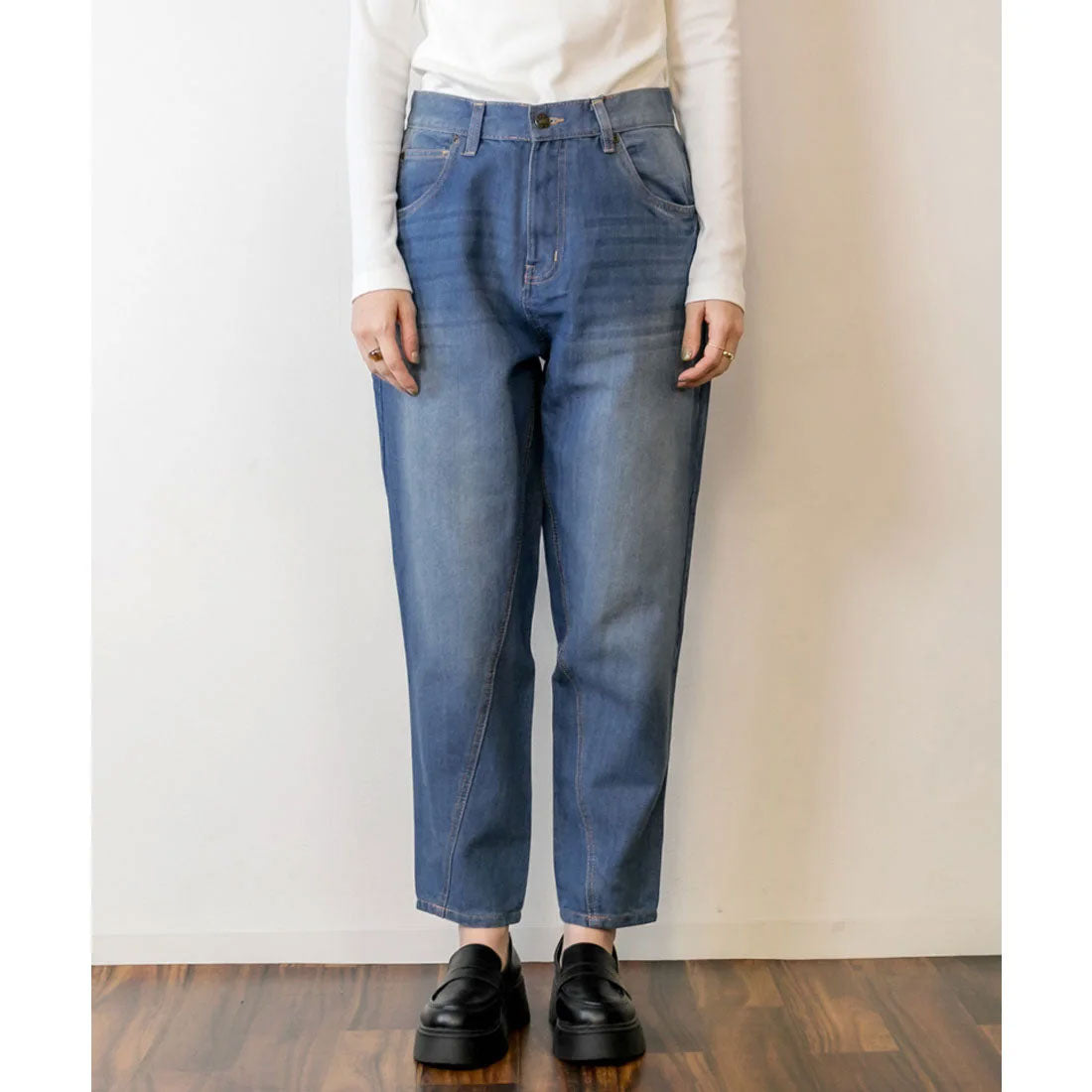 ジャングルジャロピー JUNGLE JALOPY サルエルデニムパンツ (BLUE) BLUE