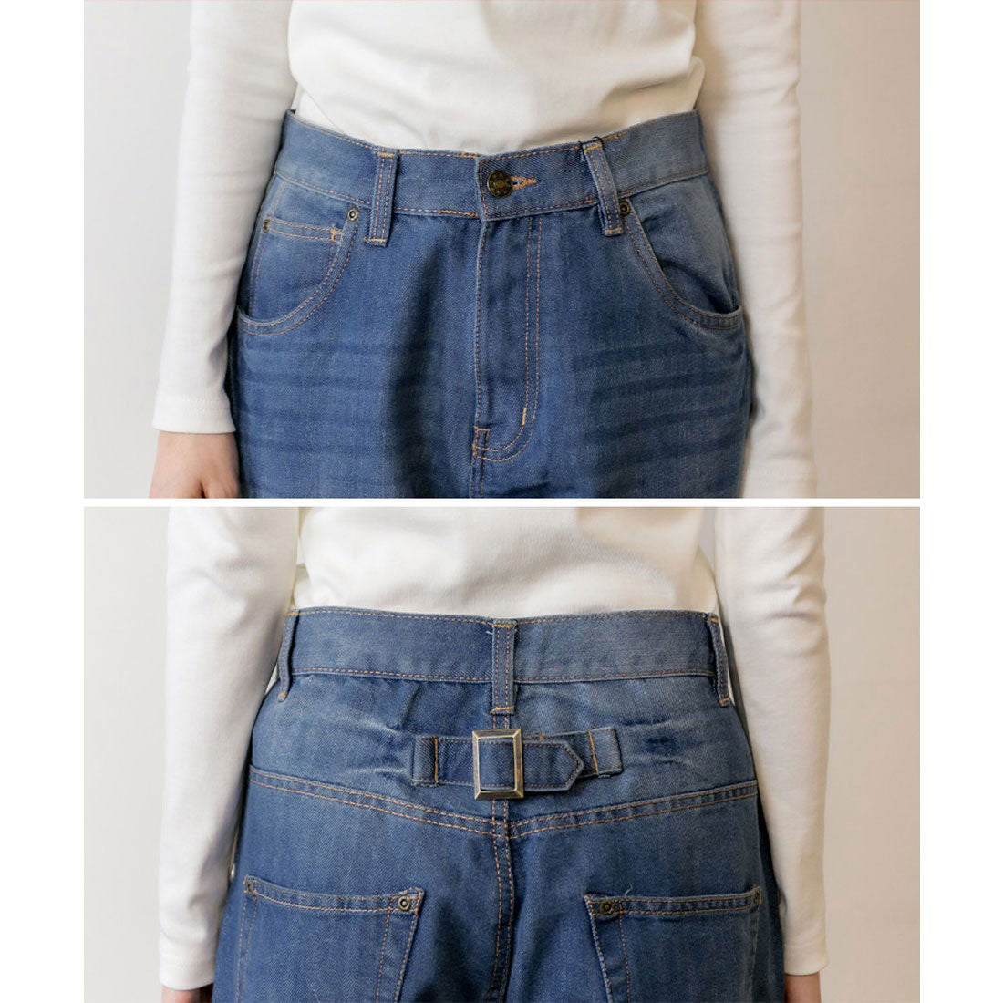 ジャングルジャロピー JUNGLE JALOPY サルエルデニムパンツ (BLUE) BLUE