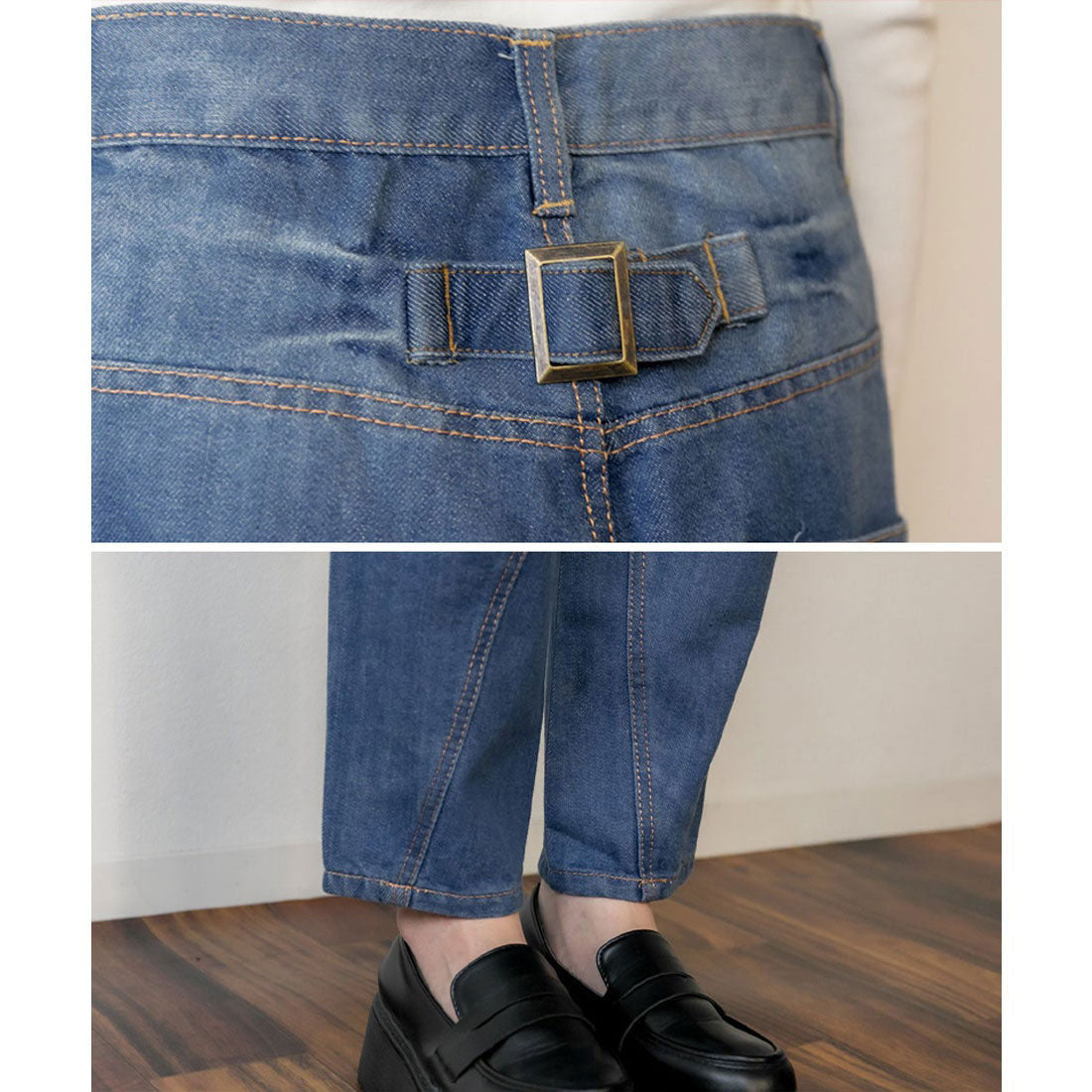 ジャングルジャロピー JUNGLE JALOPY サルエルデニムパンツ (BLUE) BLUE