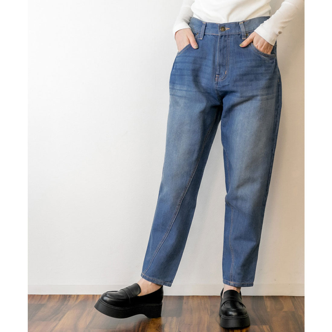 ジャングルジャロピー JUNGLE JALOPY サルエルデニムパンツ (BLUE) BLUE