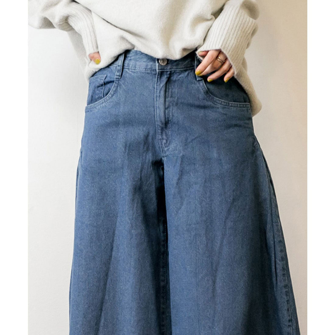ジャングルジャロピー JUNGLE JALOPY デニムバギーパンツ ゆったりだけどお洒落なワイドデニム デニム ボトム ワイドシルエット ゆったりジーンズ レディースファッション通販 ゆったりシルエット 大人 オールシーズン 韓国 大きいサイズ