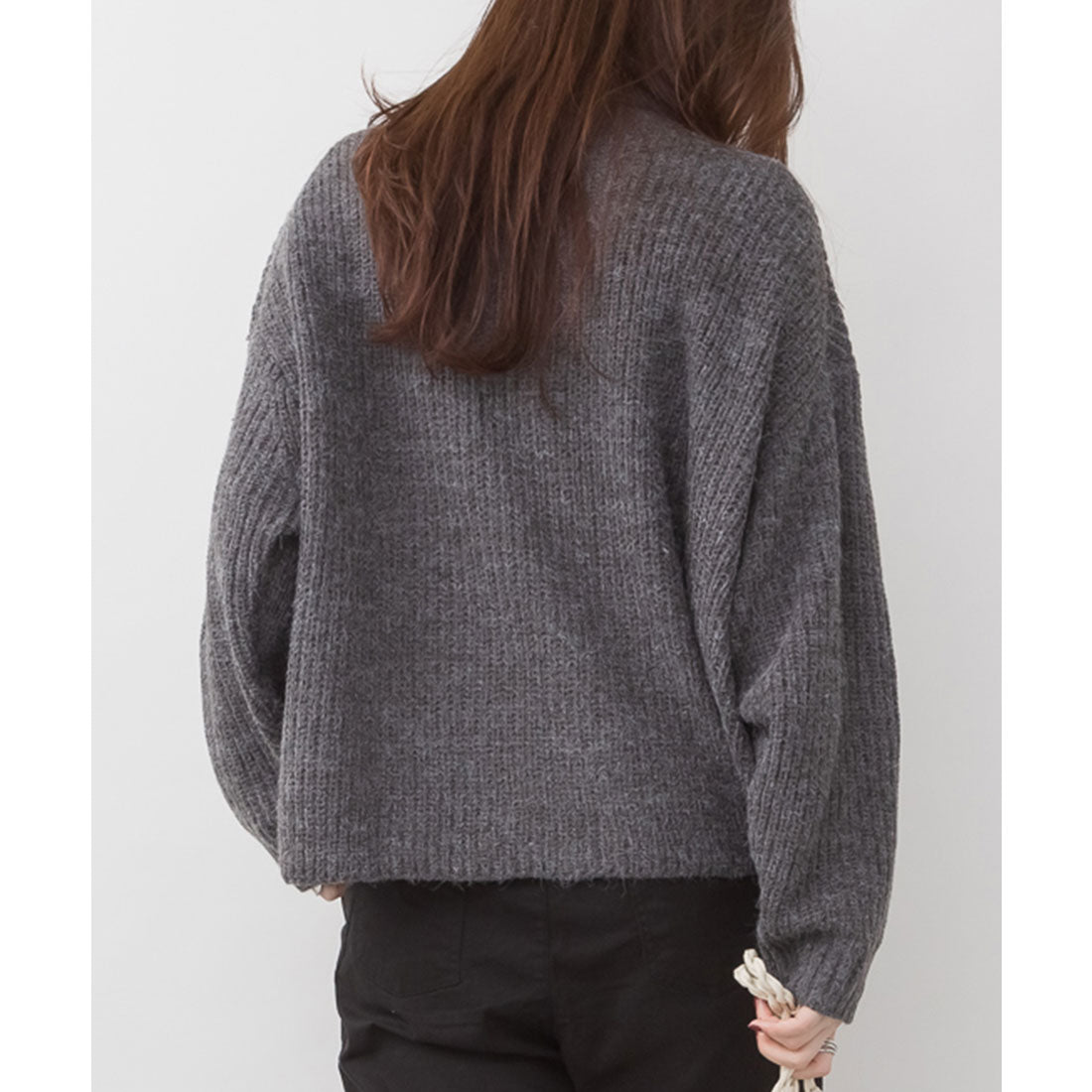 ジャングルジャロピー JUNGLE JALOPY バルキーサイドボタンハイネックセーター