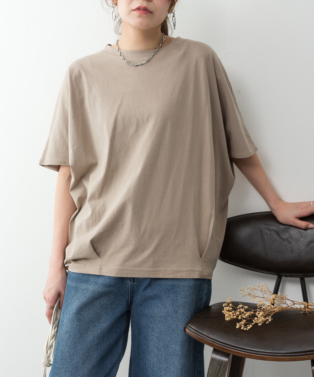 ジャングルジャロピー JUNGLE JALOPY コクーンシルエットプルオーバー レディース 大きいサイズ (GRAY-BEIGE) GRAY-BEIGE