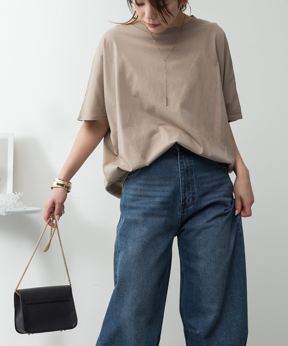 ジャングルジャロピー JUNGLE JALOPY コクーンシルエットプルオーバー レディース 大きいサイズ (GRAY-BEIGE) GRAY-BEIGE