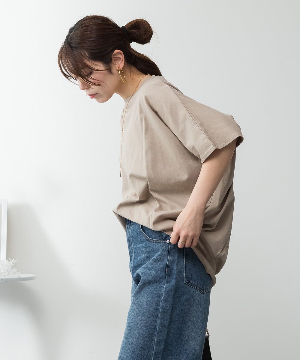 ジャングルジャロピー JUNGLE JALOPY コクーンシルエットプルオーバー レディース 大きいサイズ (GRAY-BEIGE) GRAY-BEIGE