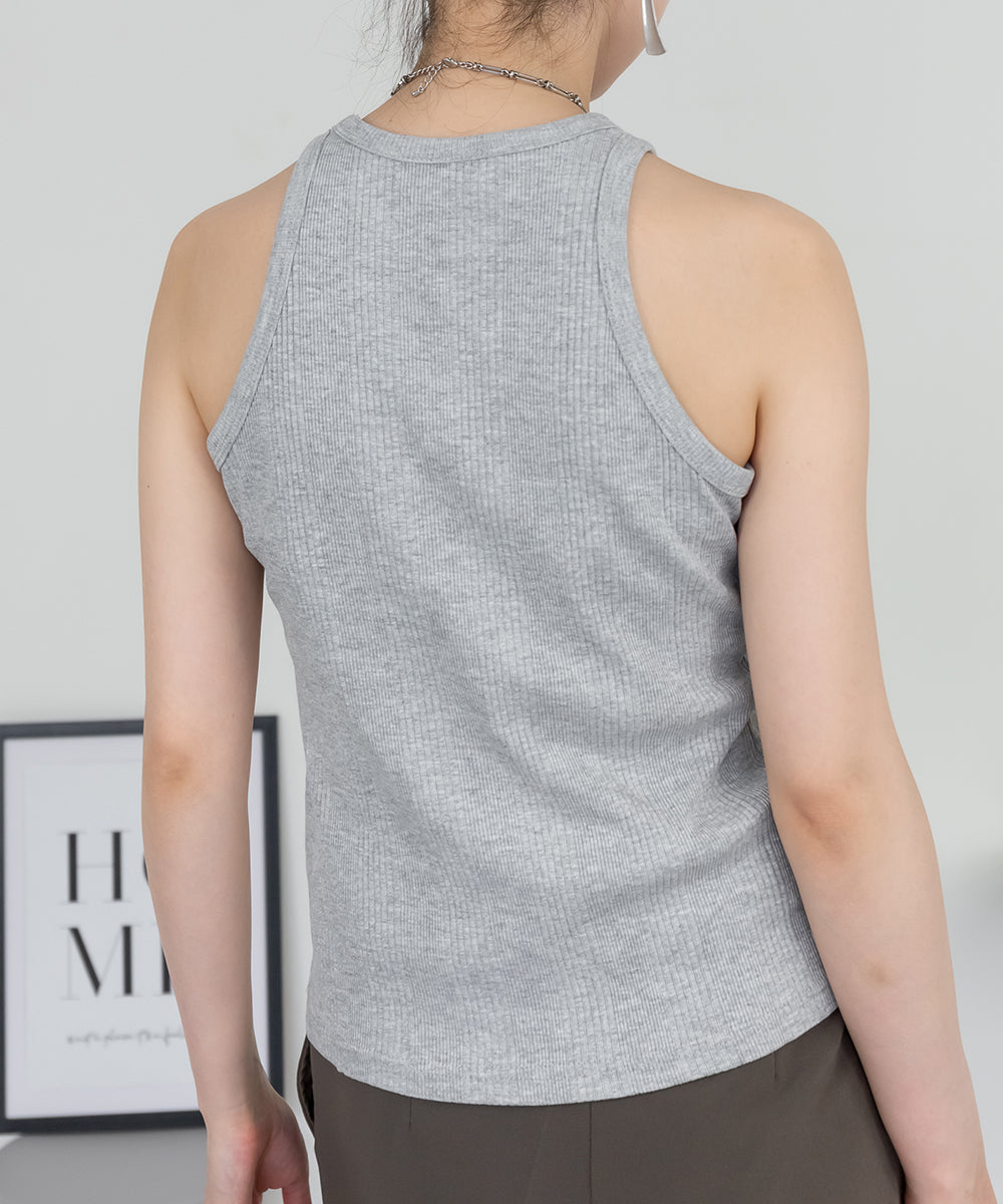 ジャングルジャロピー JUNGLE JALOPY ランダムリブ アメリカンスリーブタンクトップ レディース 大きいサイズ (M-GRAY) M-GRAY