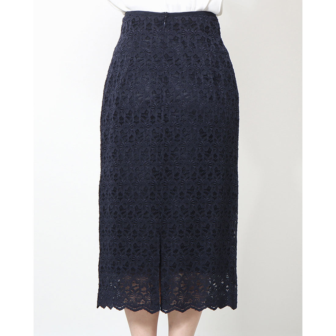 カールパークレーン KarLParkLane レース×スウェードタイトスカート