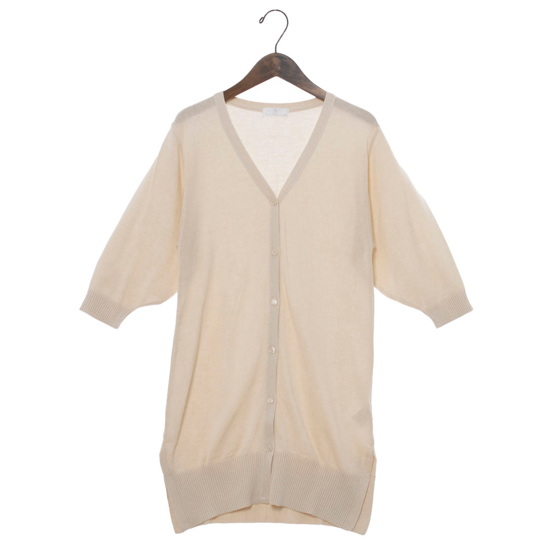 カールパークレーン KarLParkLane Vネックロングカーデ (ライトベージュ) ライトベージュ