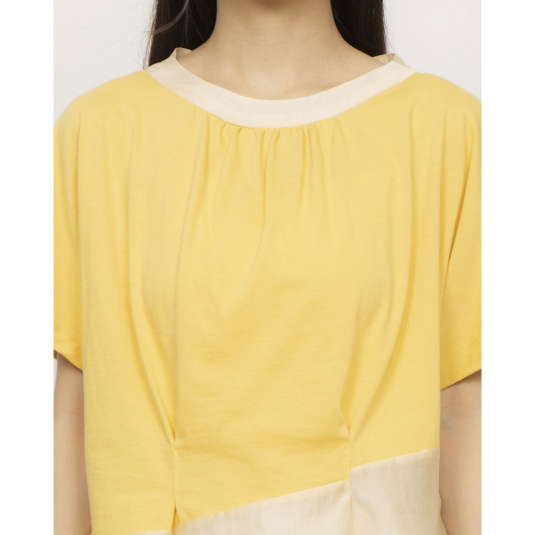 カールパークレーン KarLParkLane 異素材切替ドルマンカットソー (グレー) グレー