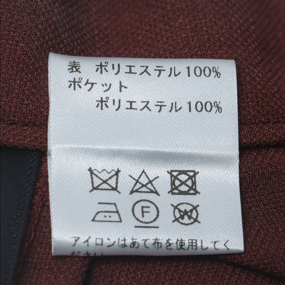 カールパークレーン KarLParkLane 麻調センタープレスパンツ (ブラウン) ブラウン