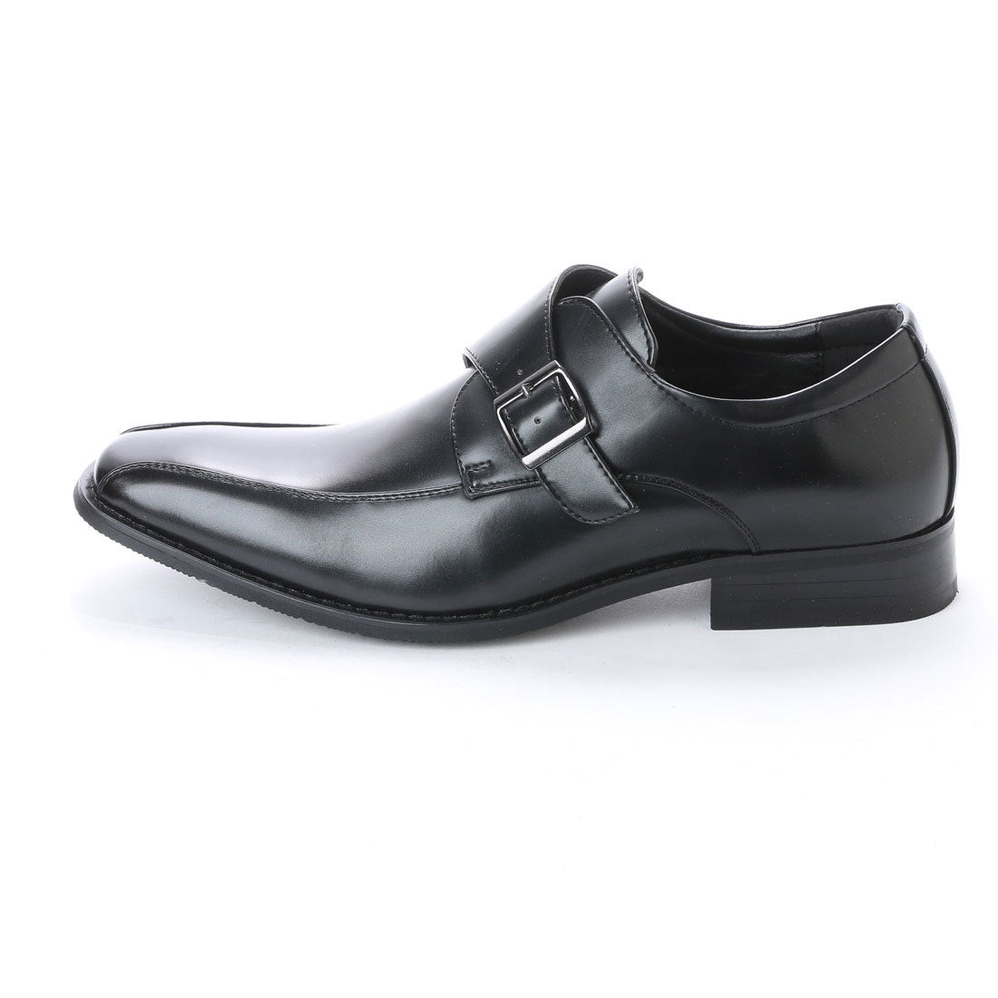 ケーズイレヴン K'S ELEVEN 本革コンビ スワールモカ モンクストラップ ビジネスシューズ ブラックソール・ke_15174