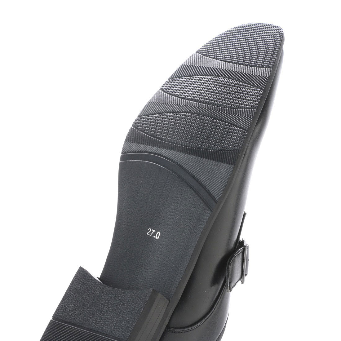 ケーズイレヴン K'S ELEVEN 本革コンビ スワールモカ モンクストラップ ビジネスシューズ ブラックソール・ke_15174