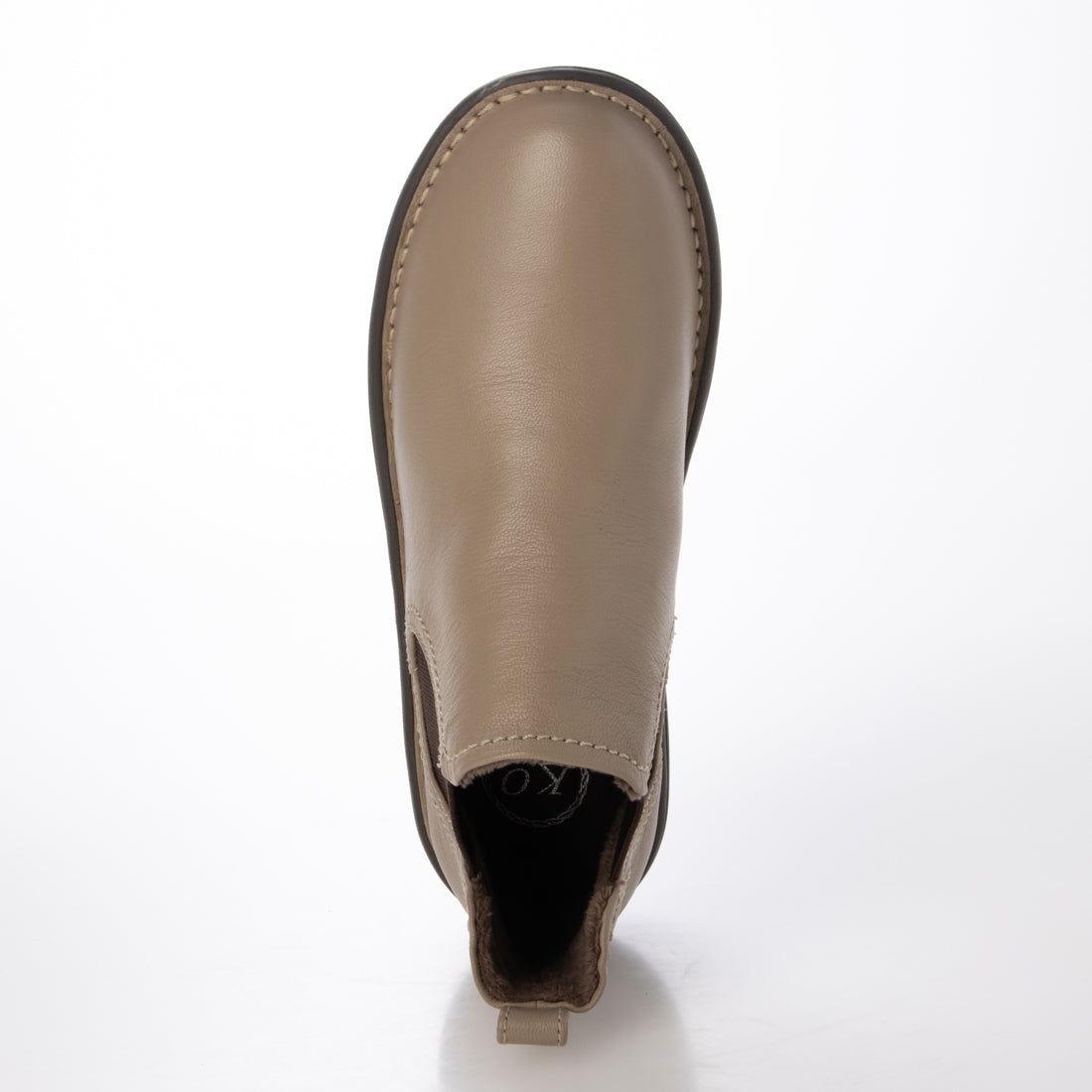 コウベオアシス 神戸オアシス 【天然皮革】暖かサイドゴアショートブーツ EEE (LOK) LOK