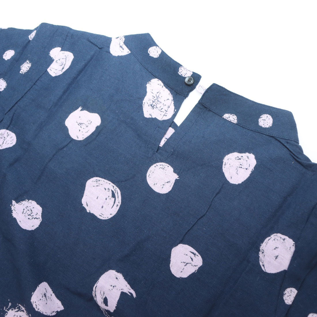 カンカン KANKAN 雨降りドットプリントチュニック