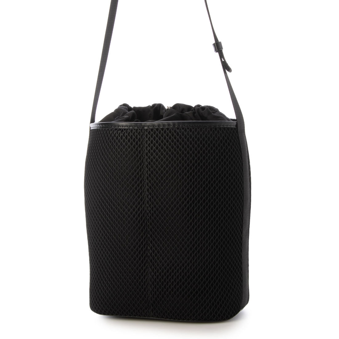 カカトゥ kakatoo メッシュバゲットショルダーバッグ (BK) BK
