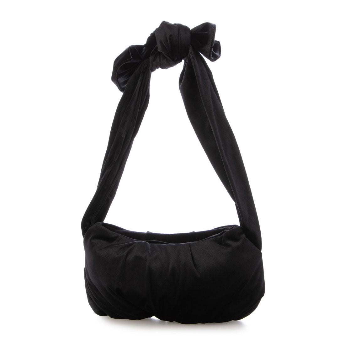 カカトゥ kakatoo ベルベットノットリボンバッグ゛ (BK) BK