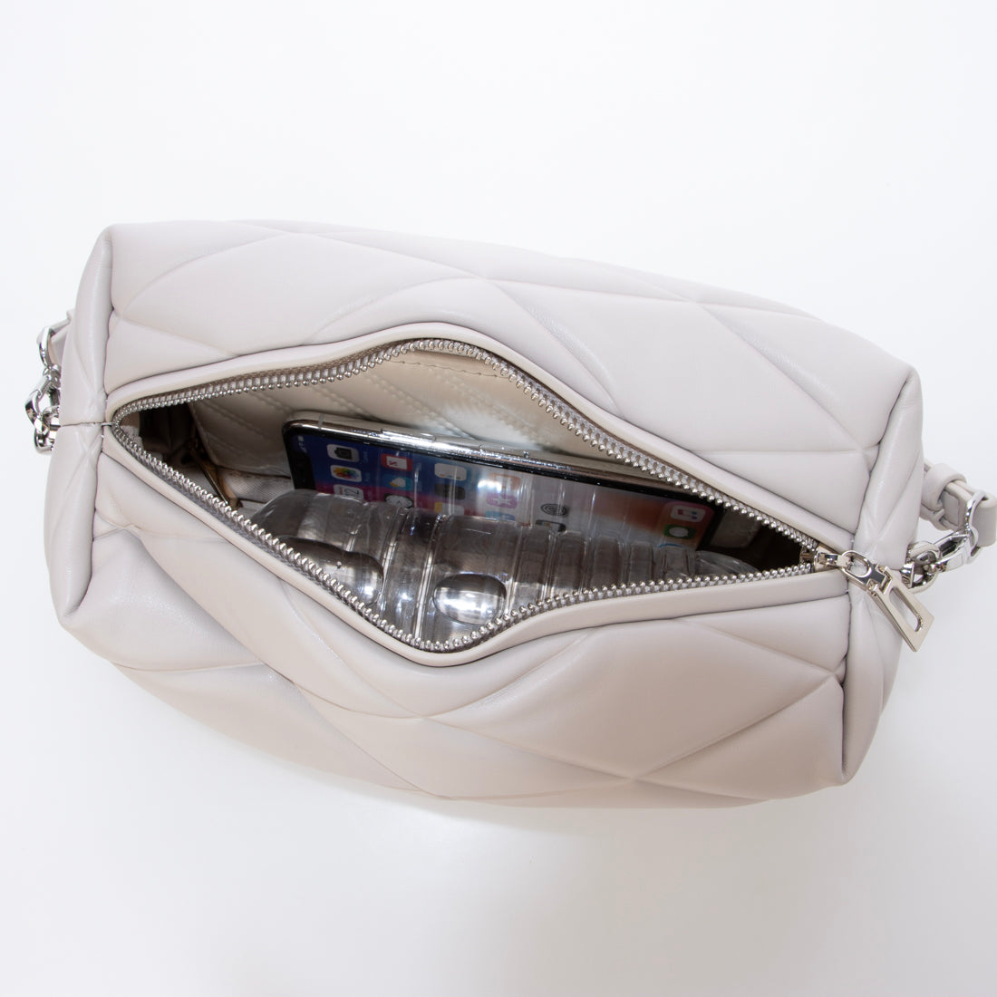 カカトゥ kakatoo キルトスクエア2wayバッグ (BE) BE