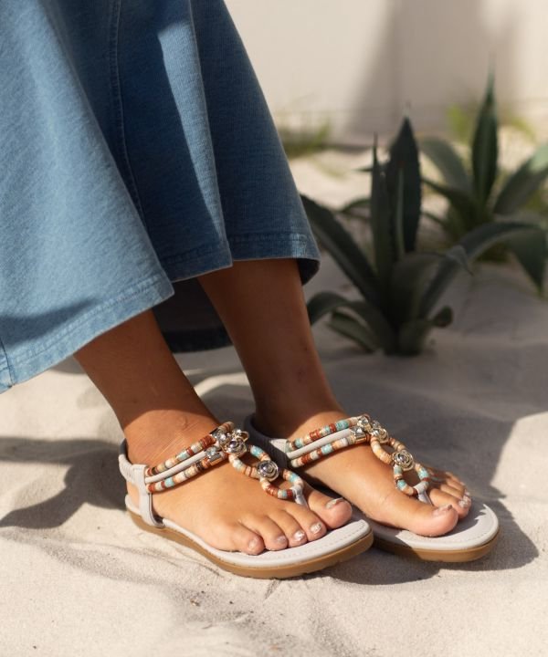 【Kahiko】カハカイサンダル ベージュ ベージュ