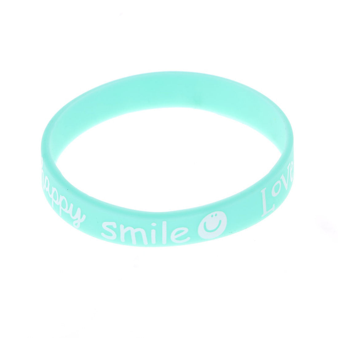 【kahiko】ALOHA SMILE ラバーブレスレット プラム,ブルー