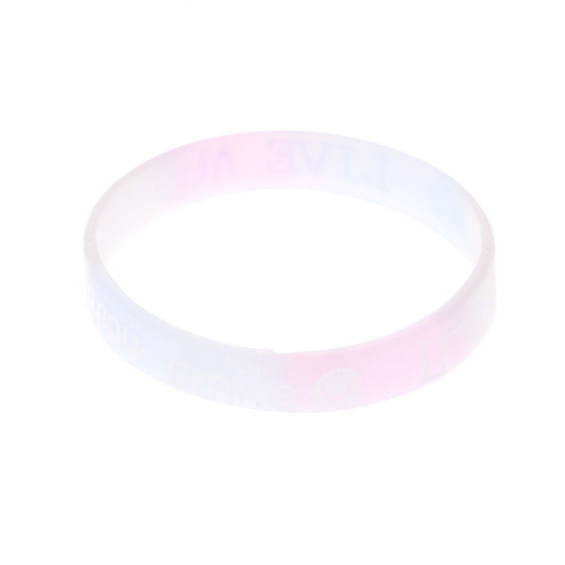 【kahiko】ALOHA SMILE ラバーブレスレット プラム,パープル