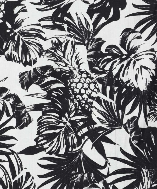 カヒコ Kahiko カイルアメンズアロハシャツ (ホワイト) ホワイト