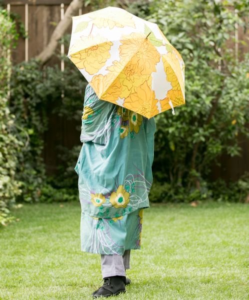 【カヤ】ーSHIKIー四季 春風日傘 晴雨兼用 グリーン グリーン