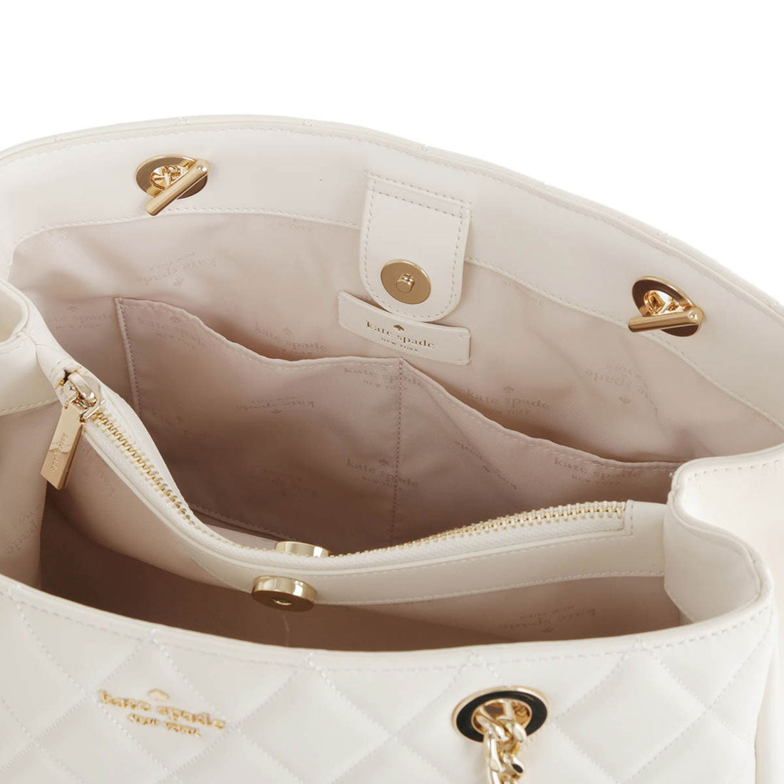 凱特·絲蓓·紐約 kate spade new york 托特包 載物 鋪棉 托特 KH229 100 MERINGUE