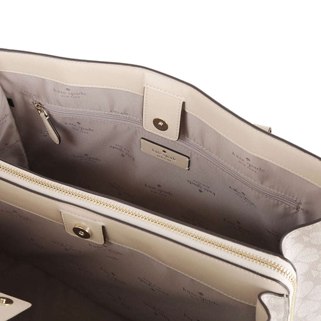 Kate Spade New York Tote Bag Spade Flower East West Laptop Tote KI791 250 Dark Beige Multi