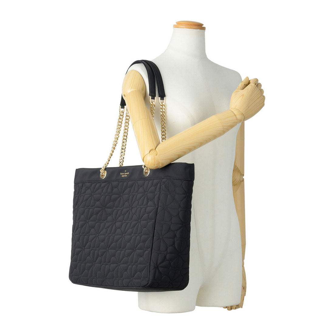 ケイトスペードニューヨーク kate spade new york トートバッグ スペードフラワー QUILTING TOTEBAG XL KK074 001 BLACK (ブラック) ブラック