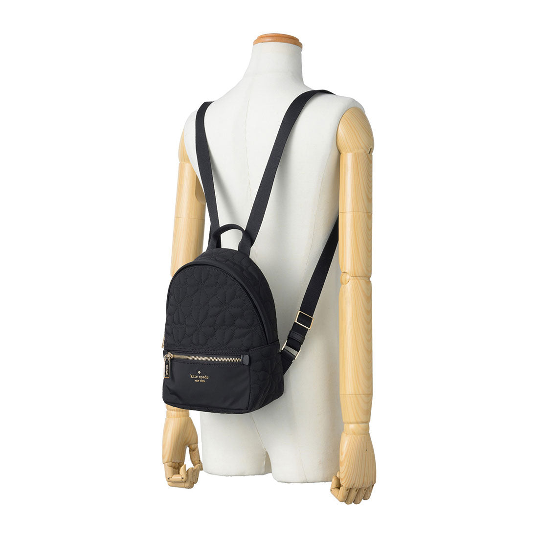 ケイトスペードニューヨーク kate spade new york リュックサック スペードフラワー QUILTING SMALL BACKPACK KK158 001 BLACK (ブラック) ブラック