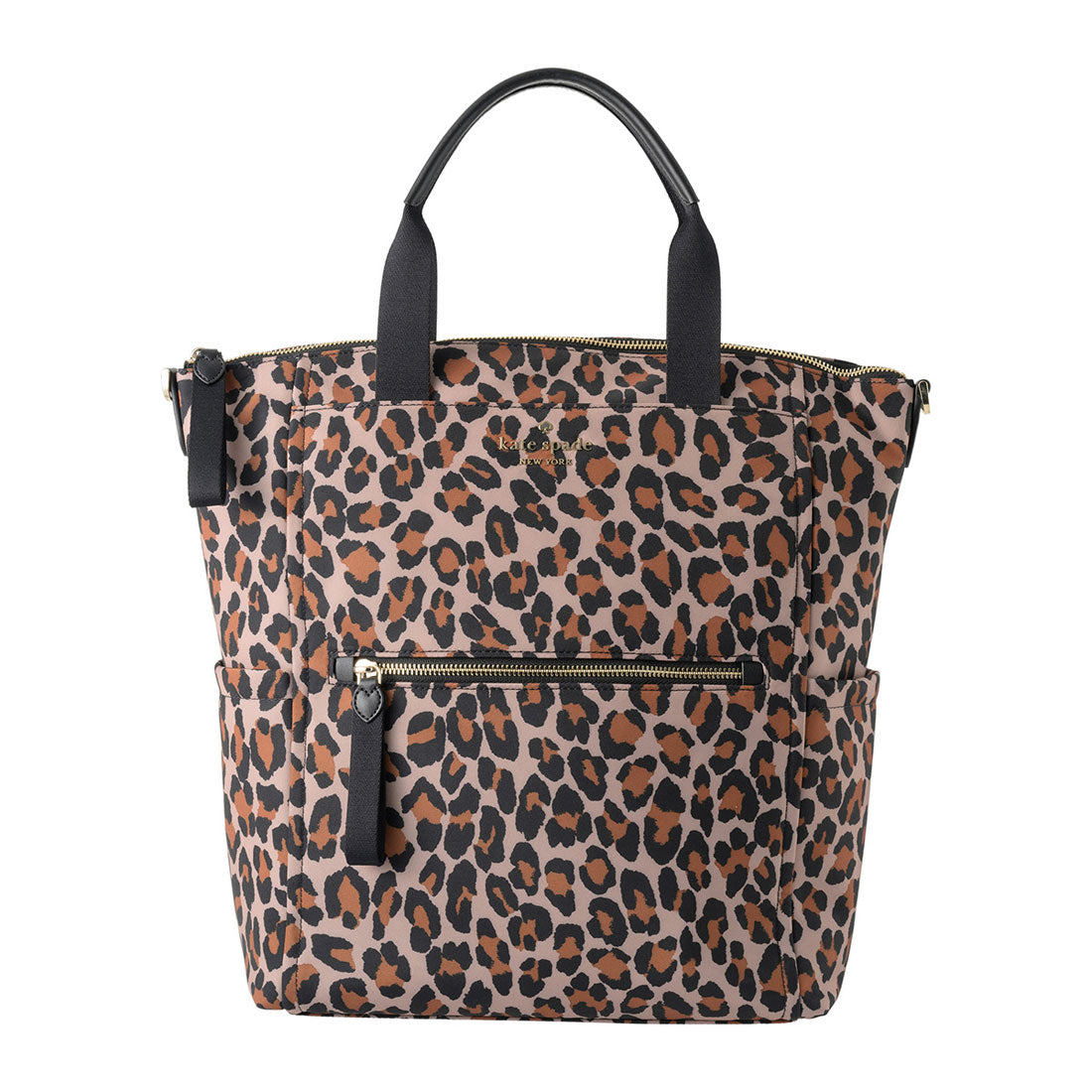 ケイトスペードニューヨーク kate spade new york リュックサック チェルシー SPOTTED LEOPARD PRINT CONVERTIBLE BACKPACK KI375 200 BROWN (ブラウン) ブラウン
