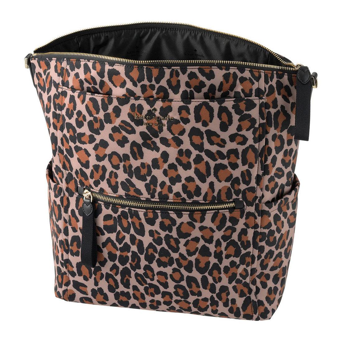 ケイトスペードニューヨーク kate spade new york リュックサック チェルシー SPOTTED LEOPARD PRINT CONVERTIBLE BACKPACK KI375 200 BROWN (ブラウン) ブラウン