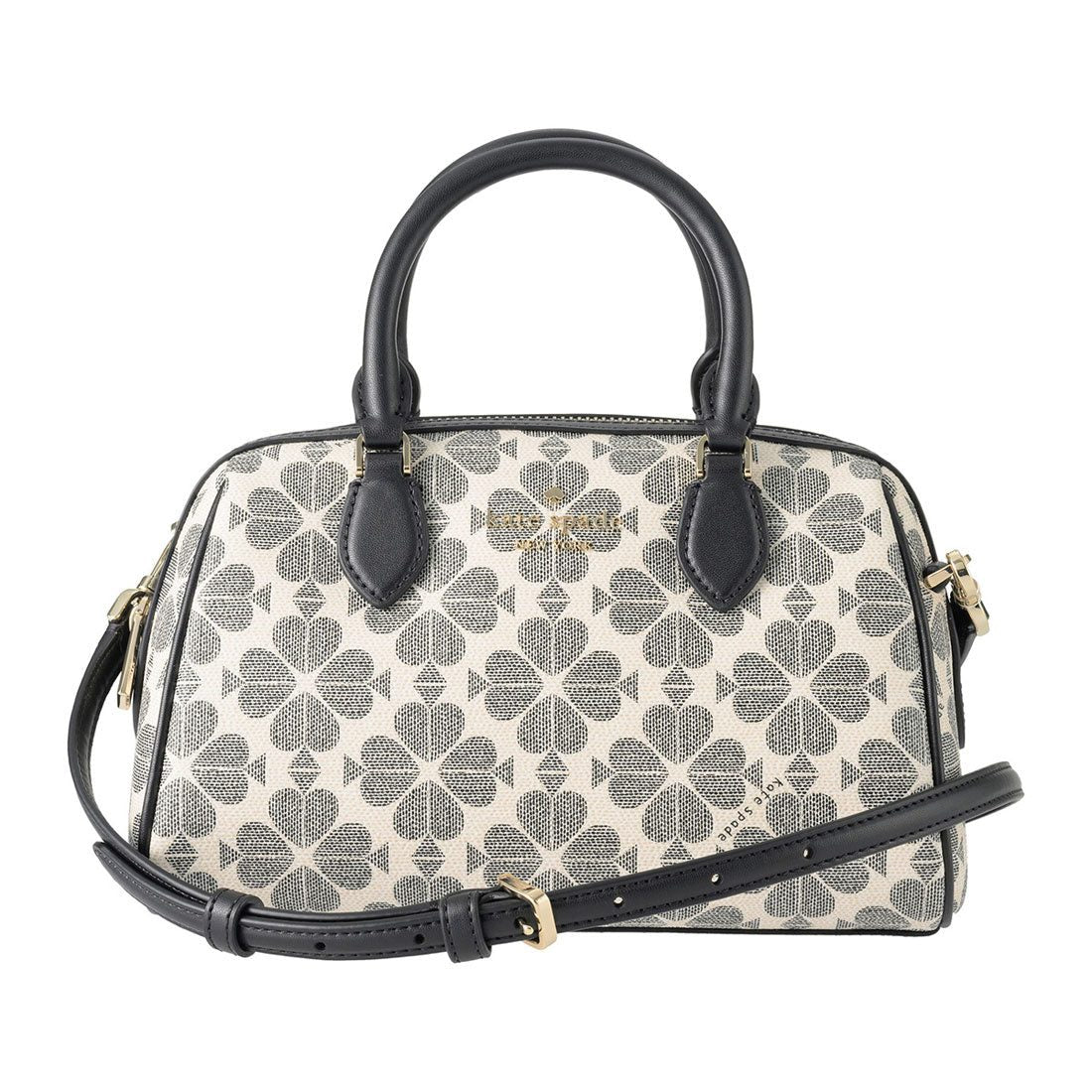 Kate Spade New York Handbag Spade Flower Duffle Crossbody KG483 001 BL