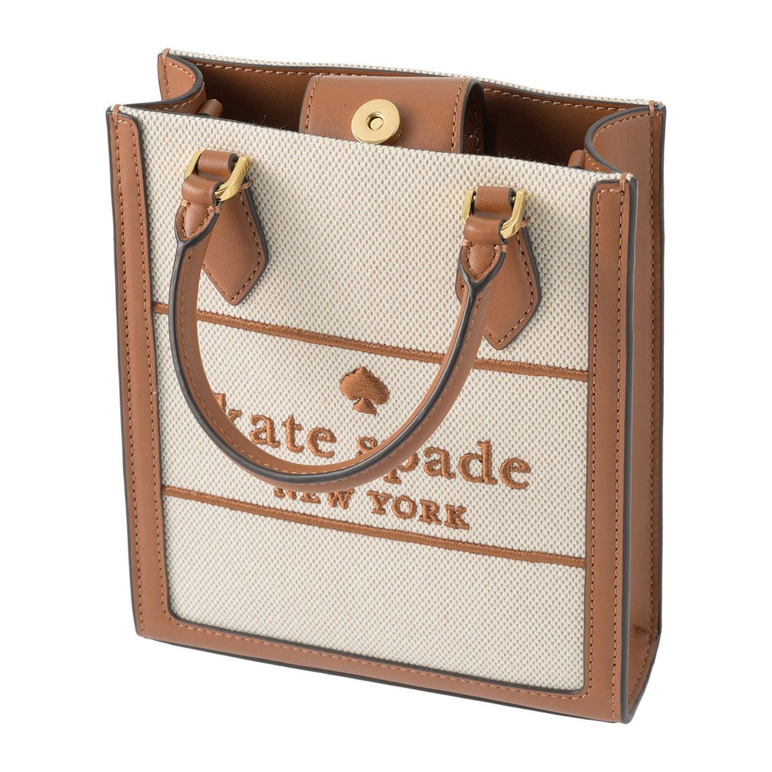 ケイトスペードニューヨーク kate spade new york ショルダーバッグ エリー CANVAS MINI TOTE KK235 960 WARM GINGERBREAD MULTI (ウォームジンジャーブレッドマルチ) ウォームジンジャーブレッドマルチ