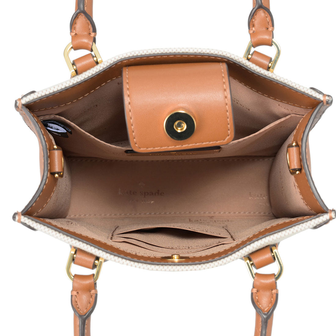 ケイトスペードニューヨーク kate spade new york ショルダーバッグ エリー CANVAS MINI TOTE KK235 960 WARM GINGERBREAD MULTI (ウォームジンジャーブレッドマルチ) ウォームジンジャーブレッドマルチ