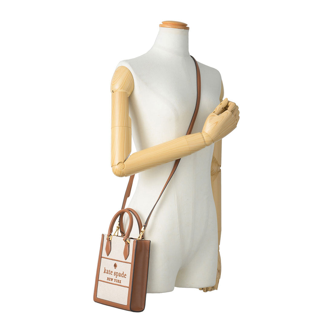 ケイトスペードニューヨーク kate spade new york ショルダーバッグ エリー CANVAS MINI TOTE KK235 960 WARM GINGERBREAD MULTI (ウォームジンジャーブレッドマルチ) ウォームジンジャーブレッドマルチ