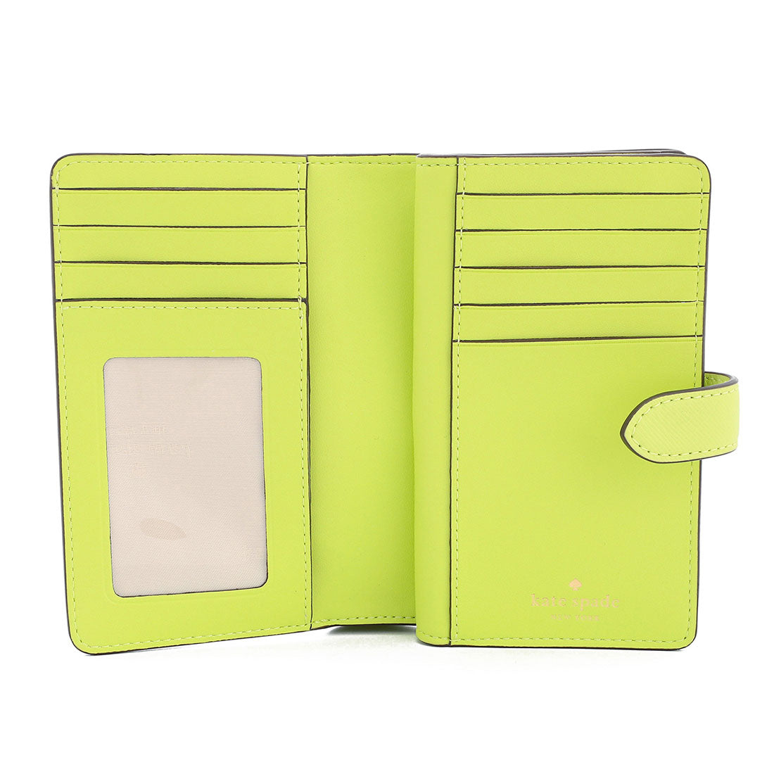 ケイトスペードニューヨーク kate spade new york 2つ折り財布 マディソン ミディアム コンパクト バイフォールド ウォレット KC580 306 LIME SLUSH (ライムスラッシー) ライムスラッシー