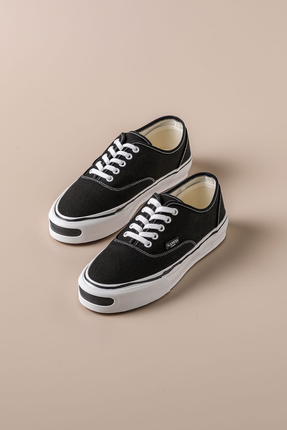 カミヤ KAMIYA Herc Vulcanized Sneaker (BLACK) BLACK