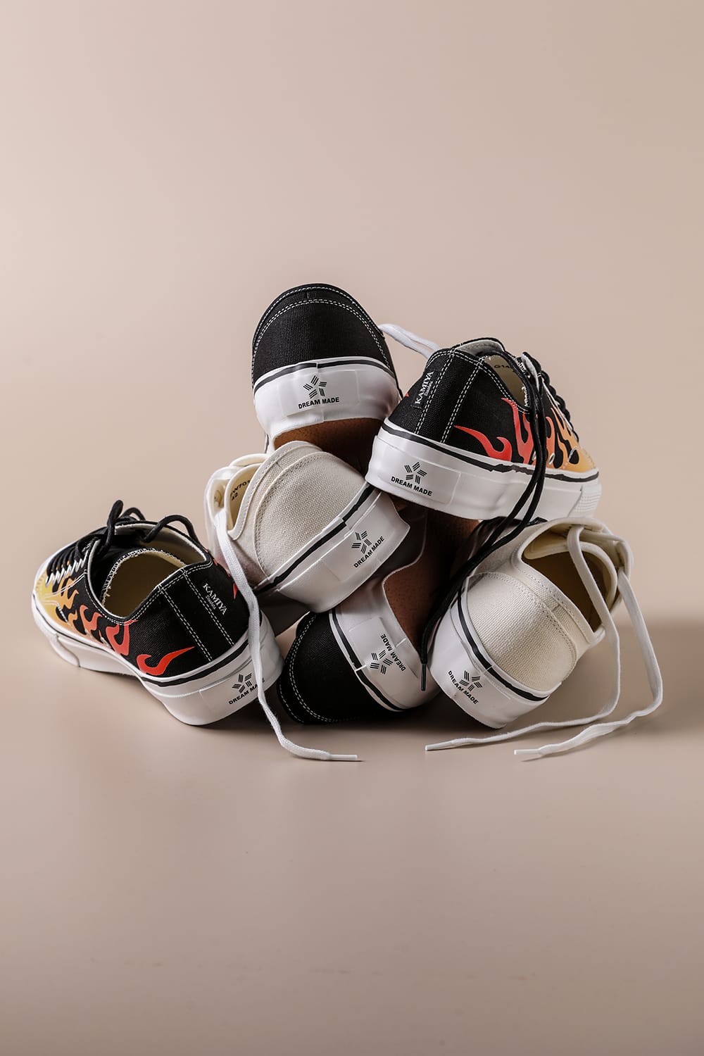 カミヤ KAMIYA Herc Vulcanized Sneaker (BLACK) BLACK